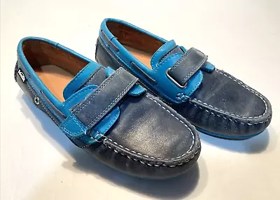 Venettini Kids 2-Tone Blue Loafers - Storm - Size EU 32 / US 13.5 • $20