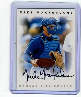 Mike Macfarlane 1996 Leaf Signature Series Bronze On Card Autograph Auto • $4.25