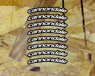 Cannondale Wheel Vinyl Custom Decals Stickers Bike Kit Replacement Protective • $8.99