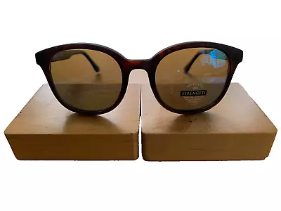 Serengeti MARA 8772-Matte Tortoise / Polarized Blue 555nm Lenses-MINT Condition • $155