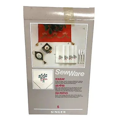 Sew Ware Singer 6268 Embroidery Software Christmas Holiday Motifs Designs • $25.99