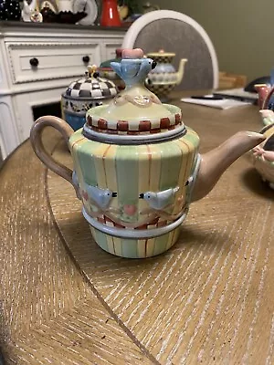 Debbie Mumm  Inspired Moment  Ceramic Teapot By Sakura China • $12