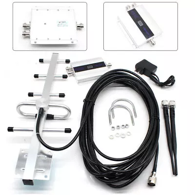 CDMA 850MHZ/GSM 900MHz Cell Signal Booster Cellular 2G 3G 4G Repeater 50 - 200M² • $40.85