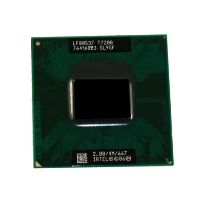 Intel Core 2 Duo T7200 SL9SF 2.0 GHz Dual-Core 667Mhz Socket 479 CPU Processor • $5.99