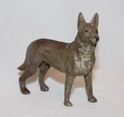 $14.95 • Buy Nice Vintage Small Cast Iron German Shepherd  3  Tall