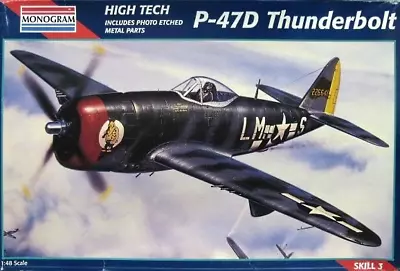 Thunderbolt P-47D High Tech Monogram | No. 548 | 1:48 • $14.62
