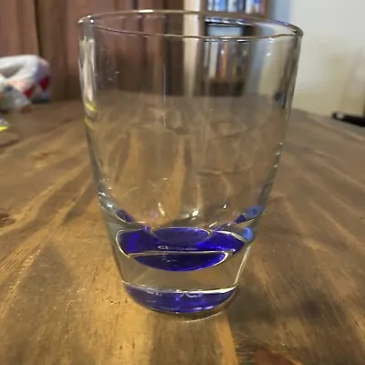 CIROC Weighted Blue Bottom French Vodka Rocks Barware Glass Made In Italy • $17