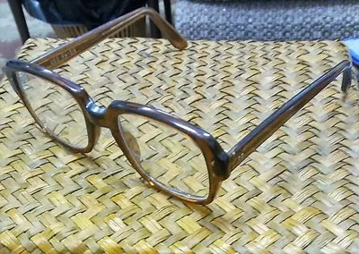 Vintage USS Eyeglasses FRAMES ONLY USA Military GI Soldier 46[]24 4 1/2 - 5 1/2 • $68.50