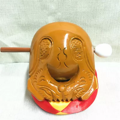 Buddhist Instrument Monk Wooden Fish Muyu Mokugyo Temple Block Zen Drum  • $82.84