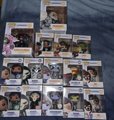 $450 • Buy Overwatch Funko Pop Vinyl & 2 Protector Case 