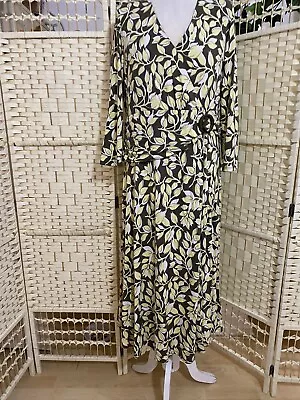 Vintage Eastex Maxi Dress Size 16 1980sholiday Cruise Party Long Sleeve • £16