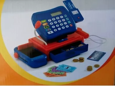 Go Play Let's Shop Cash Register Working As Cashier New! Age 3+ Only Box Tears ! • £15.50