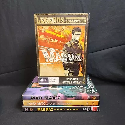 Mad Max Collection + Fury Road | Boxset (Box Set Box Set DVD 2012) • $34.95