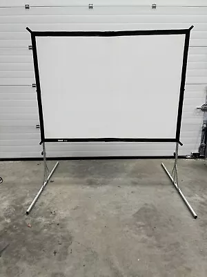 DALITE 6x4ft 4:3 Fast Fold Screen - Front + Rear Case • £220