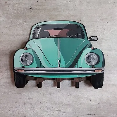 Wall Key Holder Rack Hanger Home Decor - Classic Beetle Volkswagen • $59.99