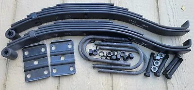 2 - 3500 Slipper Springs Suspension Kit Replace 7000 Lb Axle U-bolt Trailer • $129.95