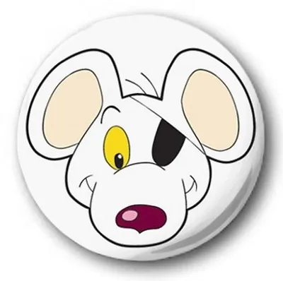 Dangermouse  25mm 1  Button Badge - Kids Retro TV 80's Novelty Nostalgia • £0.99