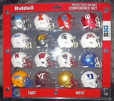 NCAA POCKET PRO SPEED HELMETS COLLEGE SEC ACC BIG TEN BIG 12 PAC 12 Updated 12/6 • $9