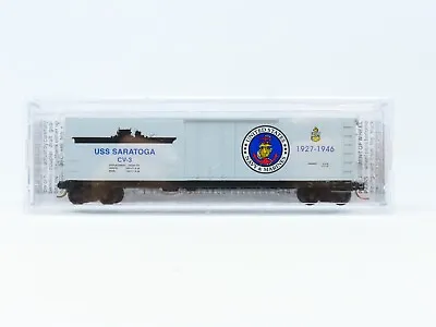 N Scale Micro-Trains MTL 03800409 USS Saratoga Navy Series #9 Box Car #CV-3  • $21.95