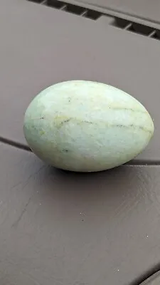 Vintage Green Alabaster Marble Stone Egg • $5