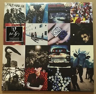 U2 Achtung Baby Rare PROMO STICKER PRESS Remastered 180 GRAM 2 LP Vinyl SEALED  • $149.99