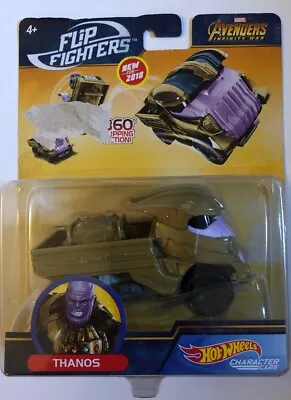 Hot Wheels Thanos Infinity War Flip Fighters Character Car 1:43 Scale Marvel New • $8