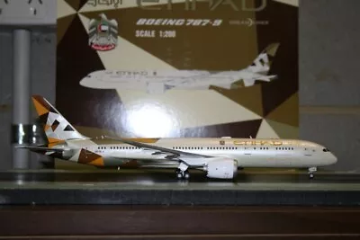 JC Wings 1:200 Etihad Boeing 787-9 A6-BLA (XX2590) Die-Cast Model Plane • $298