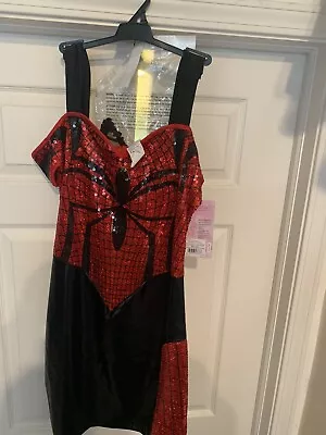 New Disguise Women Of Marvel Spider-Girl Adult Costume Adult Size Large 12-14 • $29.99