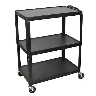 Luxor AVJ42XL A/v Cart Extra Wide Adjustable Height Steel • $251.16