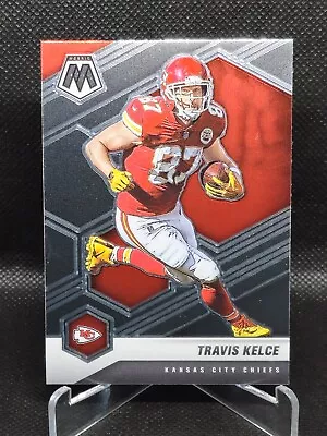 Travis Kelce 2021 Panini Mosaic Football #4 Silver Kansas City Chiefs • $2.25