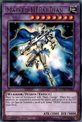 Masked HERO Dian TOCH EN046 Rare 1st Edition Yugioh Toon Chaos  • $2.25