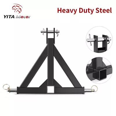 3Pt 2  Drawbar Adapte Trailer Hitch Tow Drawbar For Category 1 Tractor 3 Point • $56.89