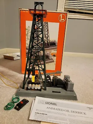 Lionel 6-12944 O Gauge 455 Sunoco Animated Oil Derrick EX/Box • $75