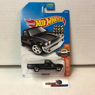 Datsun 620 #317 * Black * 2017 Hot Wheels Factory Set * WF3 • $3.99