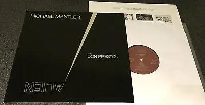 Michael Mantler-alien-ecm/watt 1985 Vinyl Lp-don Preston+insert & Inner (ex/m-) • $21.14