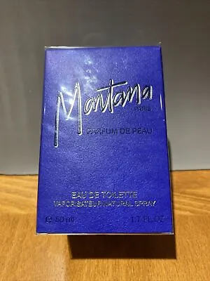 Montana Parfum De Peau EDT By Claude Montana 50 Ml. 1.7 Oz. Spray  NIB Vintage • $58.50