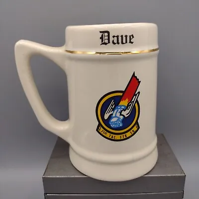 Vintage 71st Tactical Fighter Squad White Ceramic Coffee Mug Air Force (Dave) • $9.95