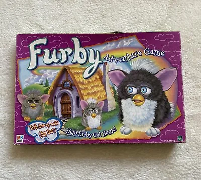 MILTON BRADLEY  FURBY ADVENTURE GAME HELP FURBY GET HOME 99% COMPLETE 1999 Vtg. • $18