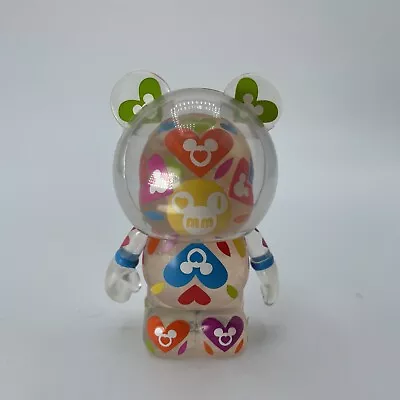 Disney Vinylmation I Love Mm Clear Hearts Figurine • $5