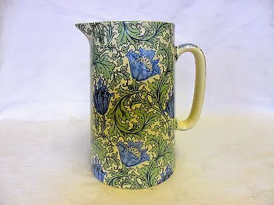 £21.99 • Buy Heron Cross Pottery 2 Pint Jug In William Morris Anemone Design