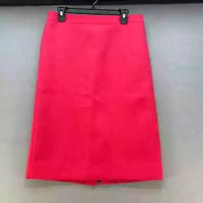 J Crew No 2 Pencil Skirt 100% Wool Women's Size 8T Pink • $50