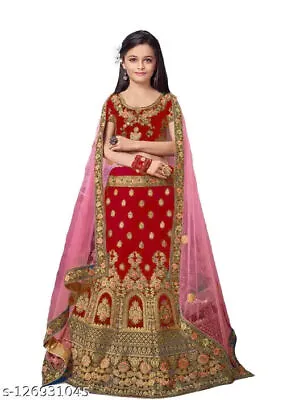 $39.25 • Buy Kids Girls Lehanga Choli Dresses Free Shipping Xmas Gift Top Long Skirt Indian24