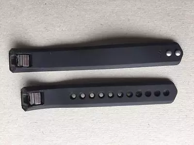 $5.49 • Buy Two (2) Large Wrist Strap Wristband Black Band Replacements Suit Fitbit Alta 