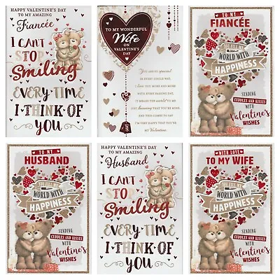 Valentine's Day Cards ~ 8 Page ~ Fiancée Husband Wife • £4.99