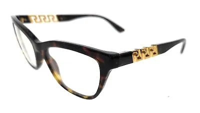 Versace 0VE3318 108 Havana Cateye Optical Frames • $79.99