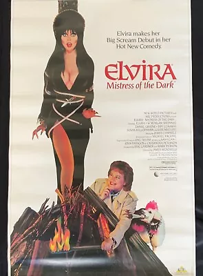 Elvira Mistress Of The Dark Movie 22.5x34.5 Inch Poster Great Southern Company • $196.99
