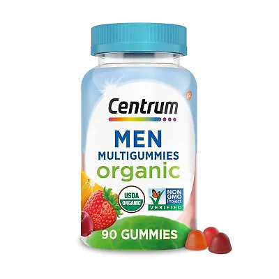 Centrum - Organic Men Multi Vitamin/Multimineral  Citrus Berry 90 Gummies New • $12.79