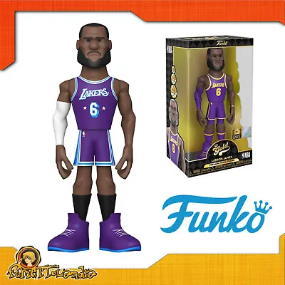 Funko Gold Vinyl NBA Basketball Game Basketball The Lakers Lebron James • $91.66