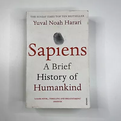 Sapiens: A Brief History Of Humankind By Yuval Noah Harari (Paperback) • $17.95