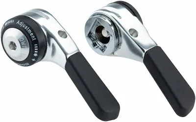 MicroSHIFT Down Tube Shifter Set 8-Speed Double/Triple Shimano Compatible Silver • $39.09